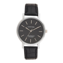 Sandy D Carter Synthetic Black Analogue Round Watches for Women_SDC24-114L-BK