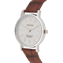 Sandy D Carter Synthetic Brown Analogue Round Watches for Women_SDC24-115L-BR