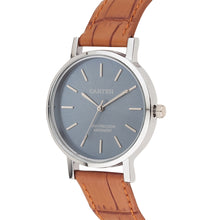 Sandy D Carter Synthetic Tan Analogue Round Watches for Women_SDC24-116L-TN