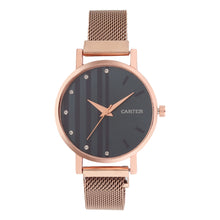 Sandy D Carter Metal Rose Gold Analogue Round Watches for Women_Sandy D Carter-71-RG-BL