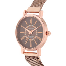 Sandy D Carter Metal Rose Gold Analogue Round Watches for Women_Sandy D Carter-72-RG-BR