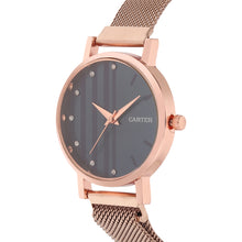 Sandy D Carter Metal Rose Gold Analogue Round Watches for Women_Sandy D Carter-71-RG-BL