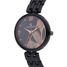 Fluid Black Stylish Analog Watch For Women SDWatch24-003-BK