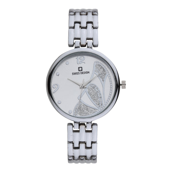 Fluid Silver Stylish Analog Watch For Women SDWatch24-003-SL