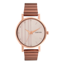 Sandy D Carter Metal Rose Gold Analogue Round Watches for Women_Sandy D Carter-80-RG-WH