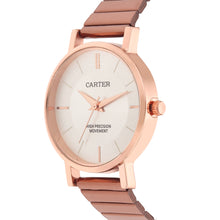 Sandy D Carter Metal Rose Gold Analogue Round Watches for Women_Sandy D Carter-82-RG-SL