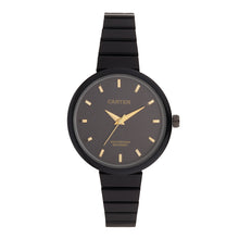 Sandy D Carter Metal Black Analogue Round Watches for Women_SDC24-65-BK
