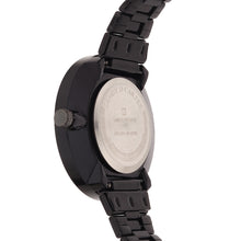 Sandy D Carter Metal Black Analogue Round Watches for Women_SDC24-65-BK