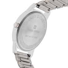 Sandy D Carter Metal Black Analogue Round Watches for Men_SDC24-105-BK