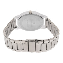 Sandy D Carter Metal Silver Analogue Round Watches for Men_SDC24-109-SL