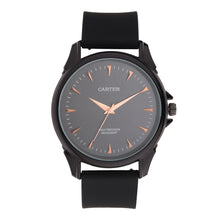 Sandy D Carter Silicon Black Analogue Round Watches for Men_SDC24-91-BK