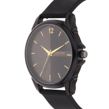 Sandy D Carter Silicon Black Analogue Round Watches for Men_SDC24-99-BK