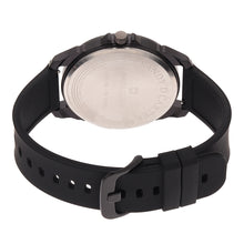 Sandy D Carter Silicon Black Analogue Round Watches for Men_SDC24-91-BK
