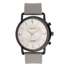 Sandy D Carter Silicon Grey Analogue Round Watches for Men_SDC24-92-GRY
