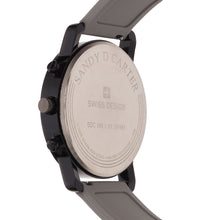 Sandy D Carter Silicon Grey Analogue Round Watches for Men_SDC24-92-GRY