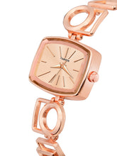 Sandy D Carter Metal Rose Gold Analogue Rectangular Watches for Women_Sandy D Carter-136-RG