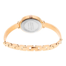 Sandy D Carter Metal White Analogue Round Watches for Women_SDC24-20-WH