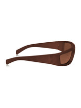 Celebrity Full Rim Brown Plastic Frame With Brown UV Protected Lens Sports Sunglasses for Men & Women_5913-BR