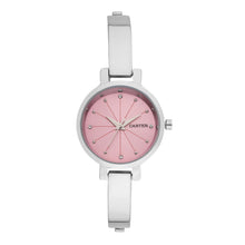 Sandy D Carter Metal Pink Analogue Round Watches for Women_SDC24-37-PK