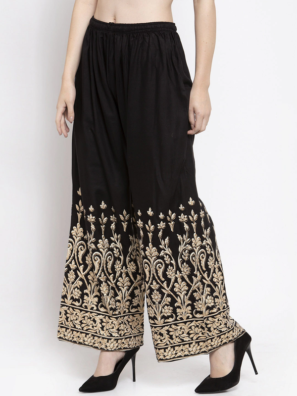 Traditional Printed Palazzo with a Modern Touch HOBK393