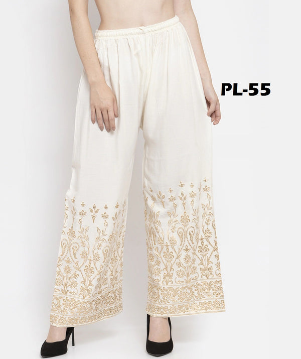 Traditional Print Palazzo – Ethnic & Elegant HOBK396