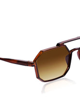 Celebrity Brown Round Plastic Sunglasses For Women CLSN25-82822-02