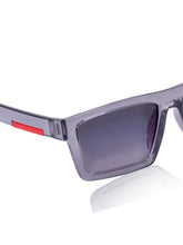 Celebrity Grey Retro-Square Plastic Sunglasses For Women CLSN25-B1024-04
