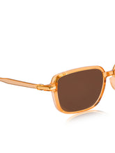 Celebrity Orange Square Plastic Sunglasses For Women CLSN25-DC1001-03