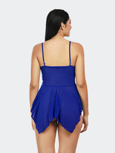 Fleurt Royal Blue Power Net Honey Moon Dress Dress for Women HOBF-138-R.BL