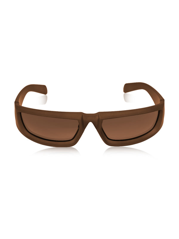 Celebrity Full Rim Brown Plastic Frame With Brown UV Protected Lens Sports Sunglasses for Men & Women_5913-BR