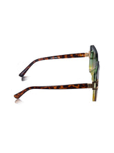 Celebrity Green Polycarbonate Frame With Green UV Protected Lens Oversized Sunglasses for Women_429-GR